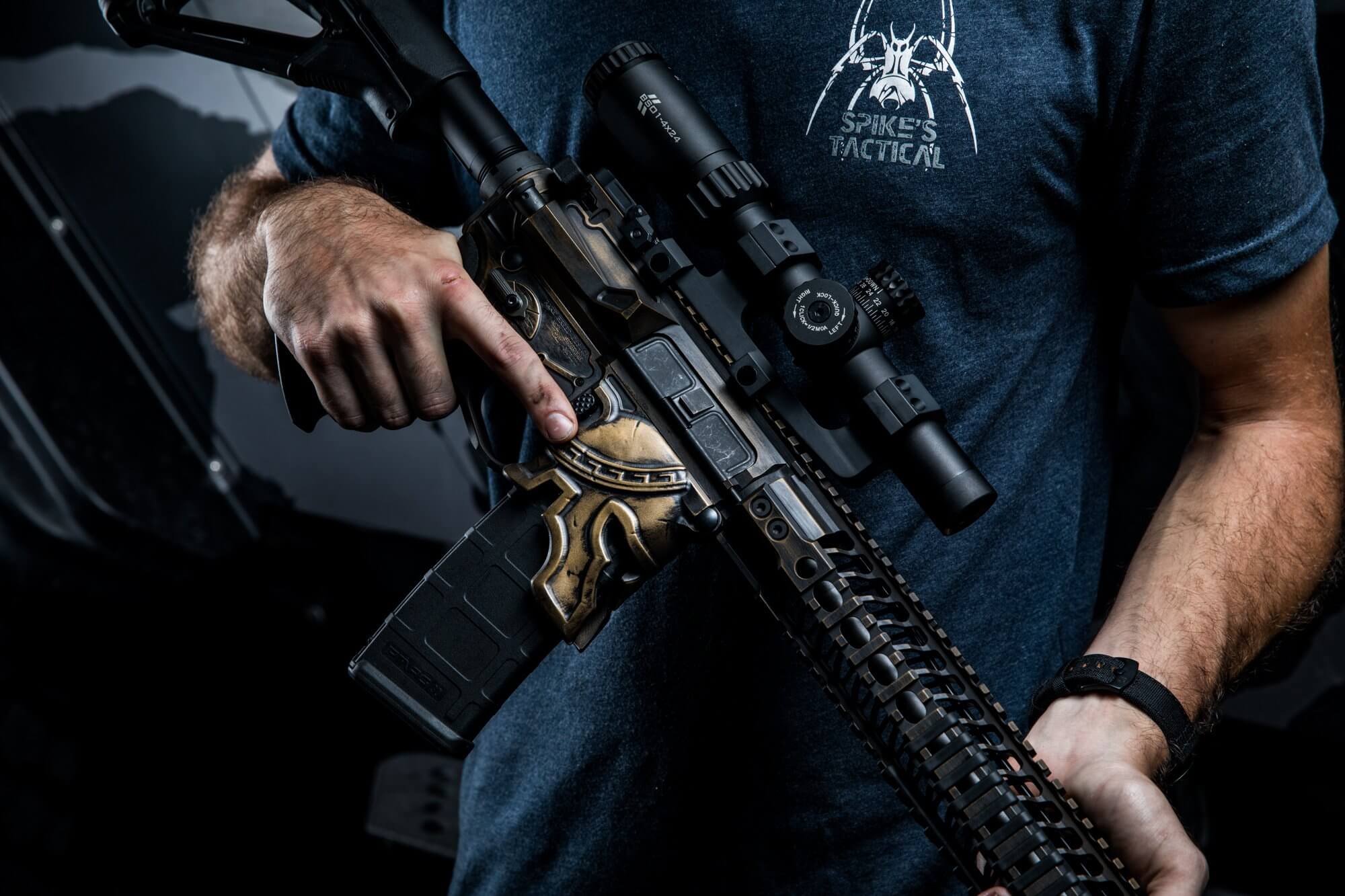 Long-awaited Spike’s Tactical 3D AR-15 Spartan helmet lower receiver to go on sale Friday